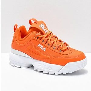 orange FILA disrupter II premium